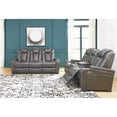 thumbnail image 7 of Signature Design by Ashley Turbulance Power Reclining Sofa in Quarry, 7 of 7