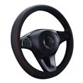 thumbnail image 2 of Lefu 15\" Car Accessories Steering Wheel Cover Breathable Leather Anti Slip Universal, 2 of 4