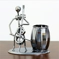 thumbnail image 4 of Multifunctional Guitar Shaped Desktop Organizer with Pen Holder for and Home Decorative Metal Accessory, 4 of 5