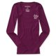 thumbnail image 1 of Camiseta térmica Aeropostale con Cuello en V para mujer color morado grande, 1 of 2