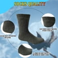 thumbnail image 4 of Yacht & Smith Cotton Thermal Crew Socks, Men, Warm Thick Boot Sock, Bulk (12 Pack Assorted Crew), 4 of 7