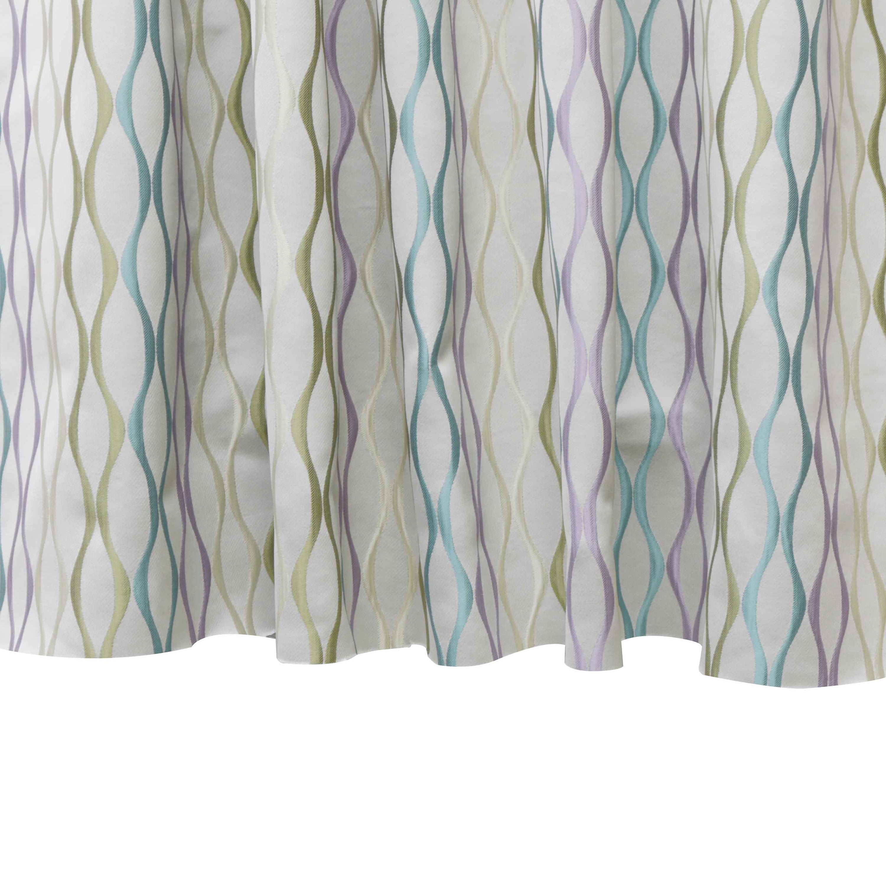 Fabric Mart Direct Multi Color Jacquard Fabric By The Yard, 54 inches or 137 cm width, 16 Continuous Yards Multi Jacquard Fabric, Stripes Swirls, Upholstery Drapery Curtain Wholesale Fabric