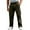 Army Green, variant on CONFREE Men's Casual Pants Wide Leg Cargo Pants for Men Buttons Solid Color Lightweight Workout Trousers With Pocket