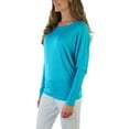 thumbnail image 3 of ToBeInStyle Women's Long Sleeve Dolman Top, 3 of 7