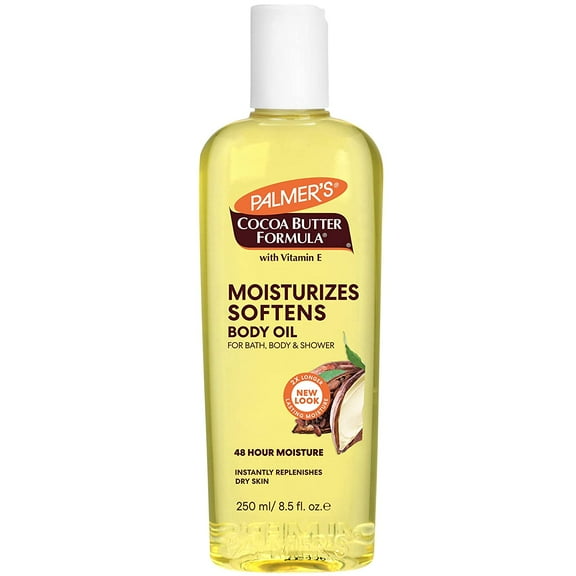 Palmer's Cocoa Butter Formula with Vitamin E, Moisturizing & Softening Body Oil, For Bath, Body & Shower, 8.5 fl oz