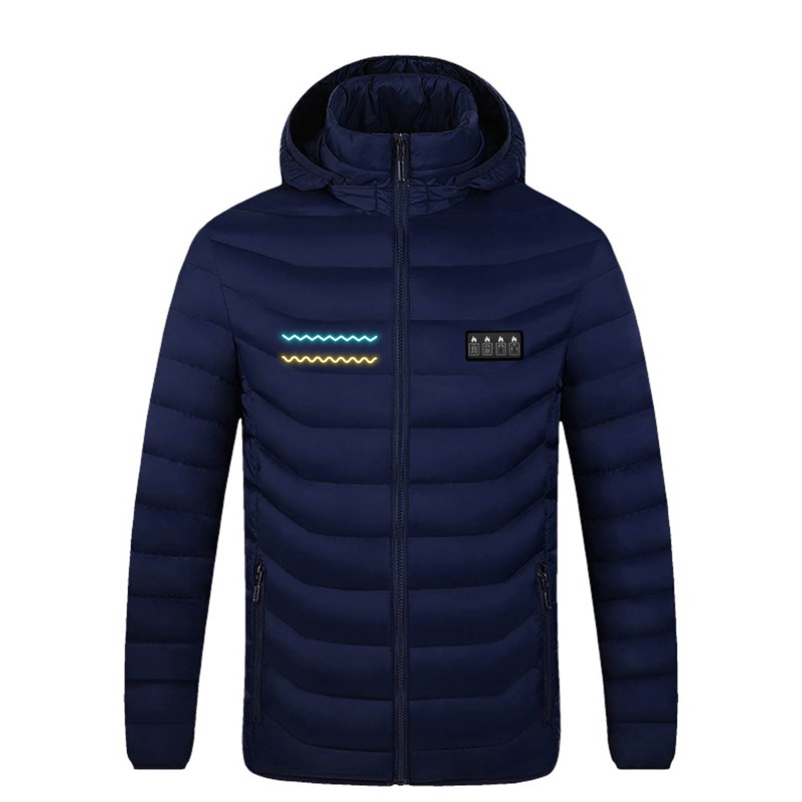 Heated Jacket For Men & Women - 21 Heating Zones With Hood, USB Powered Winter Thermal Coat