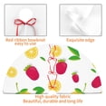 thumbnail image 4 of Picia Strawberry and Lemon Print Christmas Tree Skirt , Christmas Tree Skirt Ornaments for Merry Christmas Holiday Party Decorations Indoor Outdoor-36", 4 of 7