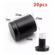 thumbnail image 3 of Chapetones Para Montaje De Herrajes Vidrio 20 pcs, Negro, 3 of 5