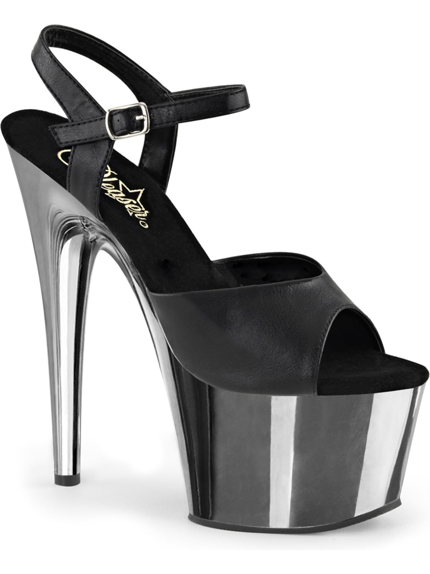 black stiletto heels open toe