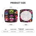 thumbnail image 4 of Kdxio Chair Seat Covers Monstrous Cartoon Characters Print Chair Covers for Dining Room Square Washable Chair Protector Seat(Four Pieces), 4 of 5