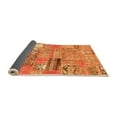 thumbnail image 2 of Ahgly Company Indoor Rectangle Patchwork Orange Transitional Area Rugs, 4' x 6', 2 of 4