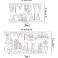 thumbnail image 2 of 2pcs Metal Christmas Winter House Cutting Dies Stencils for DIY Scrapbooking Album Decorative Wedding Invitation Card Making, 2 of 5