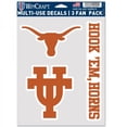thumbnail image 1 of Texas Longhorns 3 Fan Pack Decals, 1 of 1