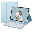 thumbnail image 1 of Funda protectora con teclado Bluetooth para tableta Samsung Funda protectora con teclado Bluetooth desmontable para tableta Samsung S9, 1 of 6