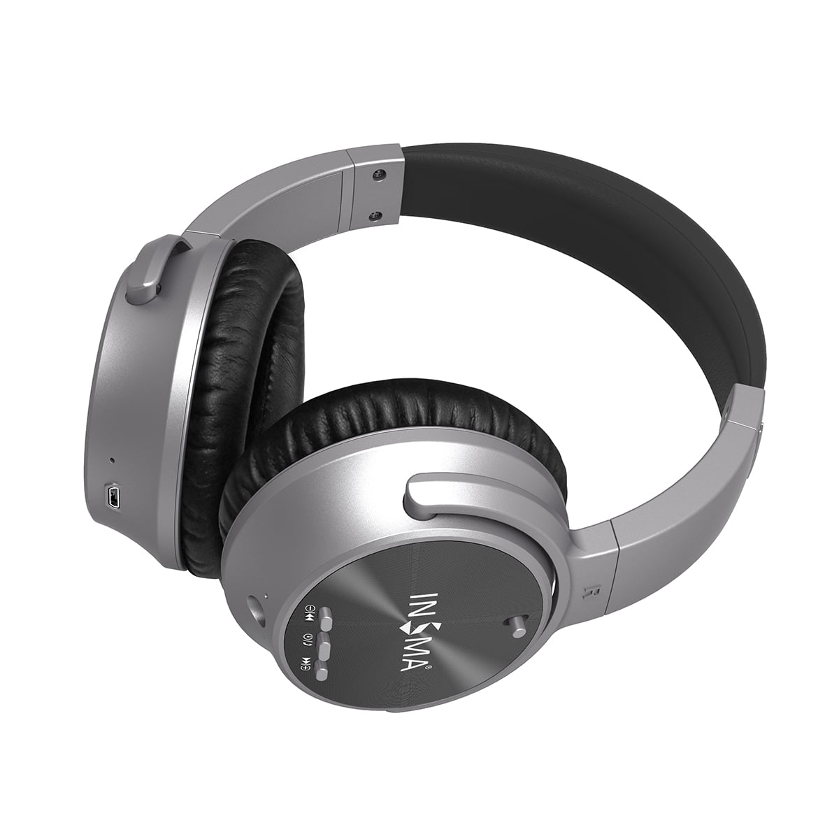 INSMA Active Noise Cancelling Headphones, ANC Head Over Ear bluetooth