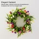 thumbnail image 4 of Yuarrent Guirnalda de seda de flores artificiales, guirnalda de crisantemo de simulación, decoración de estilo europeo con puntos de ratán, guirnaldas, 4 of 6