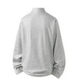 thumbnail image 5 of Afdoent Men's Sweatshirts Heavyweight Crewneck Sweatshirt Summer Retro Style Slim Fit Workout Casual Long Sleeve Top Retro Streetwear, 5 of 7