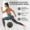 thumbnail image 3 of Anti Cellulite Compression 3D Leggings Women Butt Lifting Tummy Control with Resistance Bands Gym Yoga Pants, 3 of 9