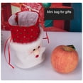 thumbnail image 2 of Wosthever Bolsa de manzana navideña Contenedor para niños Festival Cajas de dulces para regalos Envoltura de embalaje Estuche Suministros Kits de decoración para fiestas Anciano, 2 of 6