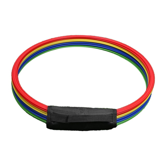 S SERENABLE 12x Agility Rings Versatile Jumping Hoops for Toss Games Gymnastics Exercise 60cm