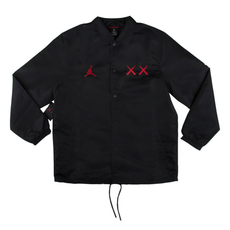 Nike KAWS X Jordan Energy Coaches Jacket Black/Red