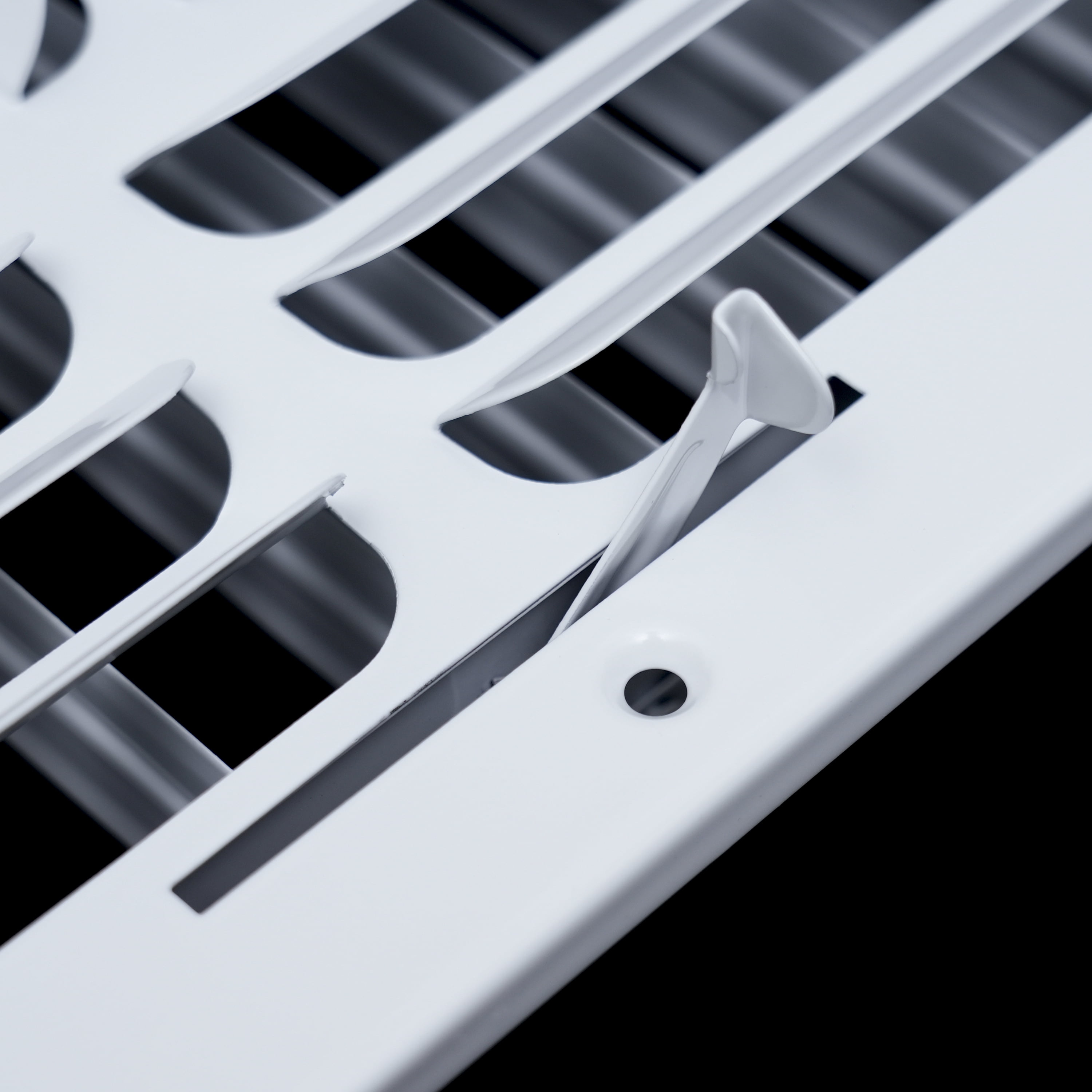 Fits 16x6 Duct Opening 3 WAY Fixed Curved Blade Air Supply Diffuser by Handua | Register Vent Cover Grill for Sidewall and Ceiling | White | Outer Dimensions: 17.75" X 7.75"