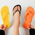thumbnail image 5 of CPNG Women Ladies Slim Anti-Slip Soft Sole Flip Flops Shower Slippers Flat Sandals Summer Bathroom Beach Pool Ultra Lightweight Basic Thongs Rubber Soft Slide Slip-on Shoes, 5 of 6