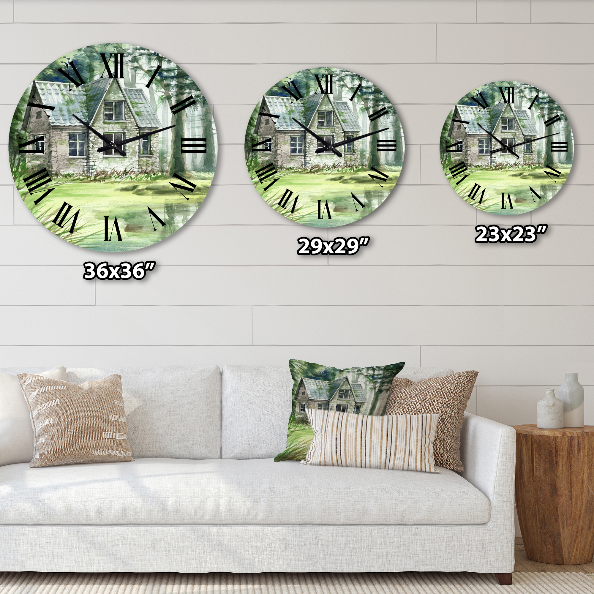 Designart 1 in Quartz Wall Clock