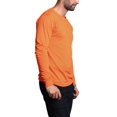 thumbnail image 5 of G-Style USA Men's Lightweight Cotton Blend Long Sleeve T-Shirt, Up to 2X, 5 of 5