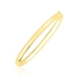 thumbnail image 1 of Women's 10k Yellow Gold Polished Dome Style Bangle Bracelet, 1 of 1
