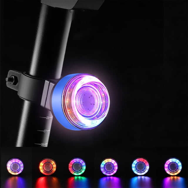 TIMIFIS Bicycle Turn Signal Taillights Turn Tail Light Intelligent Sensing Brake Light Cycling Equipment Night Riding Colorful Lights Bicycle Accessories