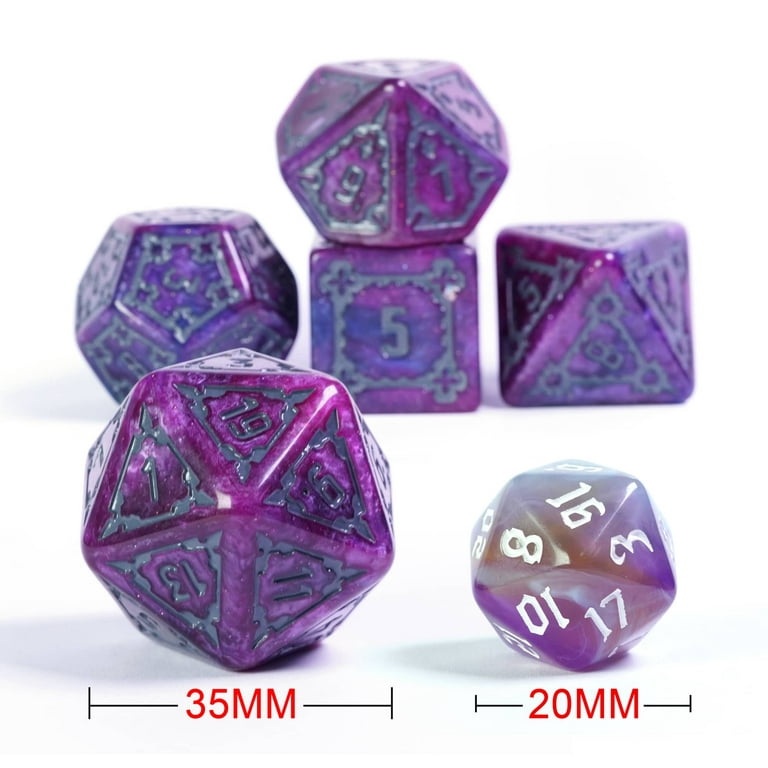 D20 Black/silver Dice Pattern D&D Inspired Great RPG Gift 16 Oz