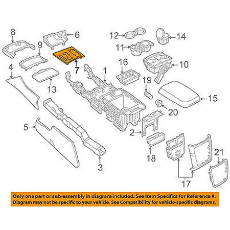 Gear Shift Indicator Bezel - CHRYSLER OEM 13-14 300 Console-Shift Indicator 1UF22AAAAC