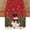 Red, variant on Sm:)e Xmas Snowman Winter Table Runner for Dining Table 13 x 120 inch, Red