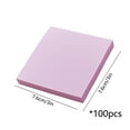 thumbnail image 3 of AuroraX Sticky Notes 3x3, Blank Purple 100-Sheets Self-Stick Pads Super Sticking Gifts For Friend, 3 of 6