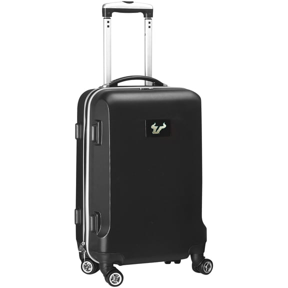 Black South Florida Bulls 20" 8-Wheel Hardcase Spinner Carry-On