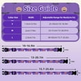thumbnail image 5 of Halloween Dog Collar with Pendants,Adjustable Pumpkin Ghost Purple Dog Collar,Halloween Gifts for Pets, 5 of 7