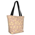 thumbnail image 2 of Kll Tote Bag For Women Cute Bee Print Shopping Grocery Reusable Bags For Office School Shopping Travel, 2 of 8