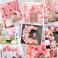 thumbnail image 5 of Kit de arco de guirnalda de globos rosa pastel de 106 piezas, juego de globos de fiesta de látex rosa claro de 5, 10, 12 y 18 pulgadas con tira de globos para bodas, cumpleaños, niñas y bebé, 5 of 5