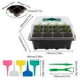 thumbnail image 2 of Seed Starter Kit Greenhouse Grow Trays Seedling Starter Tray Germination Growth, 2 of 9