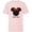 Soft Pink, variant on Disney Minnie Mouse Red Bow Icon Big Sis Sister Family- Short Sleeve T-Shirt for Kids - Customized-White