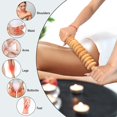 thumbnail image 5 of Siloon Wood Therapy Massage Tools 12 Roller, Wooden Massager Stick 16.14 Inch,Lymphatic Drainage Tool Cellulite Massager for Cellulite Reduction,Muscle Tension and Body Shaping,Contouring, 5 of 6