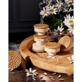 thumbnail image 4 of Qucyy Pieces Bohemian Style Rattan Dressing Table Handle Pulls 65 inches in diameter inches in diameter 12 pieces Bohemian Style Rattan Dressing Table Handle Pulls Natural Round Wood Handmade Wicker, 4 of 5