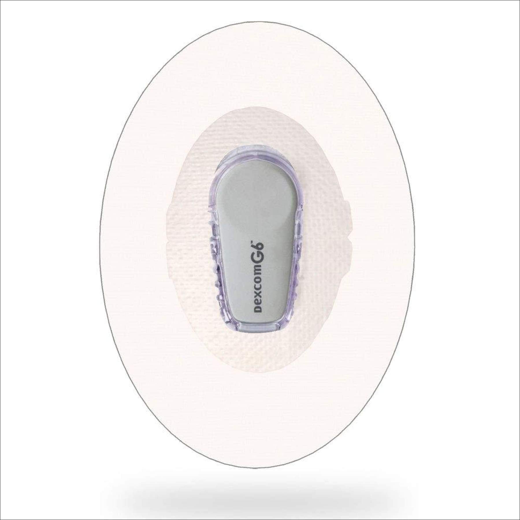 Adhesive Patches PreCut for G6 Color Clear, Pack of 20