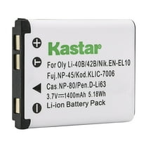 Kastar 1400mAh Power Battery for Olympus D-725 FE-5500, LI-42B