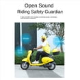 thumbnail image 3 of 3X LX1 Casco de Verano para Motocicleta Auriculares Especiales con Bluetooth Auriculares PortáTiles con CancelacióN de Ruido Inteligente Auriculares para Llevar Azul, 3 of 5