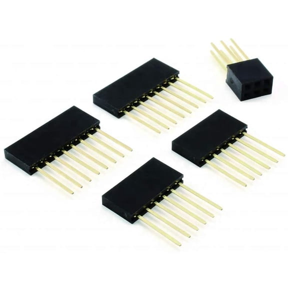 Treedix Stacking Headers Pins Kit Compatible with Arduino Raspberry Pi Stackable Headers Female Single Row