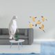 thumbnail image 2 of Escultura de pingüino,Escultura de pingüino para decoración nórdica del hogar,Adorno de mesa con estatua de animal,artesanía para decoración de dormitorio,Arte de pared de pájaros de, 2 of 8