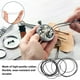 thumbnail image 4 of Kit de reemplazo de juntas de reloj O-Ring de 0.5 mm, juntas de goma elástica impermeables, sellos de tapa trasera, arandelas, herramientas de reparación para la reparación de relojes, 4 of 7