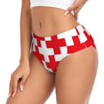 thumbnail image 2 of Fotbe Red Cross 1 Calzones Estampados para Mujer – Ropa Interior de Algodón, Cómoda, Suave y Elástica-X-Small, 2 of 6